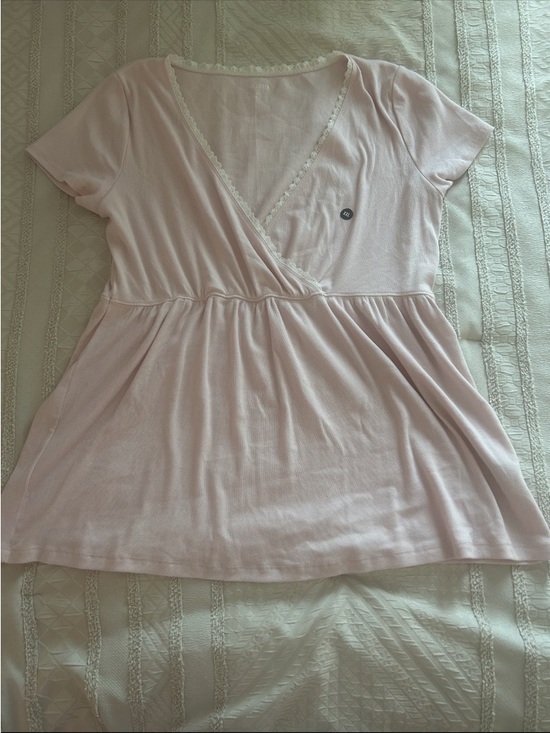 Hollister Tops - Hollister Light Pink Babydoll Style Tunic Top